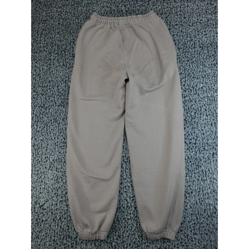 Nike Phoenix Fleece Sweatpants Womens Small Taupe Brown CW5565-245 Joggers‎